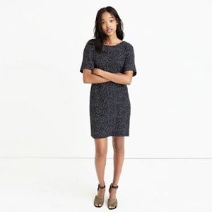 Madewell Zip-back Dress in Dot Scatter